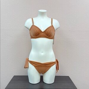 Elegant Tan Bikini Set for Women